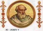 pope john v